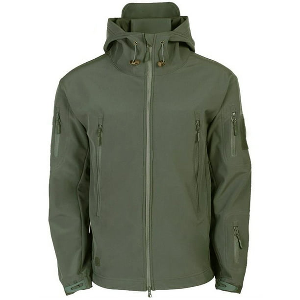SEFON Mens Waterproof Mountain Ski Camping Jacket Plus Size Sport Outerwear Windproof Rain Jacket 